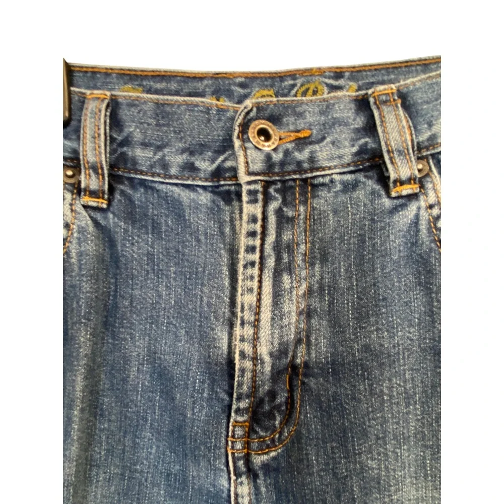 Tommy Bahama Classic Fit‎ Mens Jeans Medium Wash Denim Distressed Hem 35x34